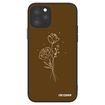 Picasee ULTIMATE CASE MagSafe für Apple iPhone 11 Pro - Brown flowers