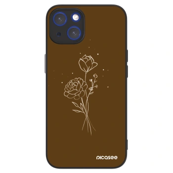 Picasee ULTIMATE CASE MagSafe für Apple iPhone 14 - Brown flowers