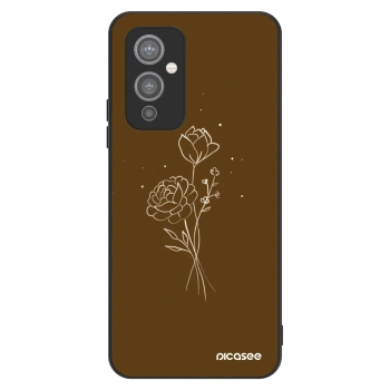 Hülle für OnePlus 9 - Brown flowers