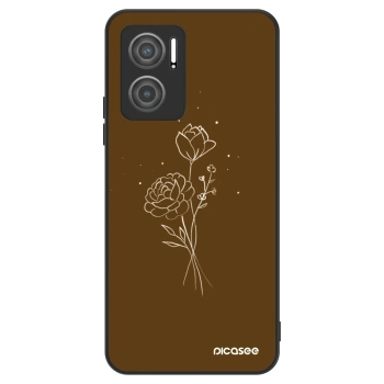 Hülle für Xiaomi Redmi 10 5G - Brown flowers