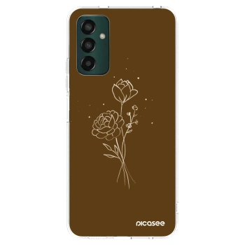 Hülle für Samsung Galaxy M23 5G - Brown flowers