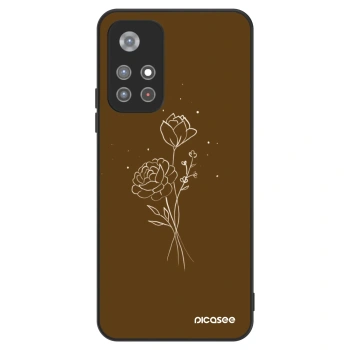 Picasee ULTIMATE CASE für Xiaomi Redmi Note 11S 5G - Brown flowers