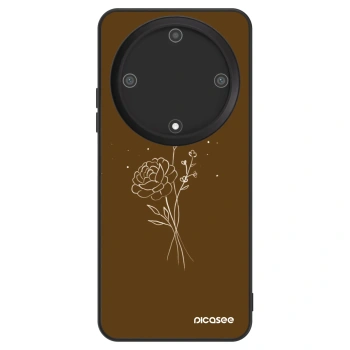 Hülle für Honor Magic5 Lite 5G - Brown flowers