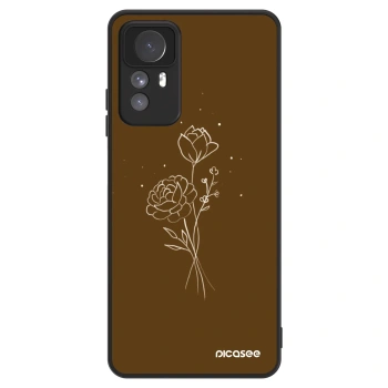 Hülle für Xiaomi Redmi Note 12S - Brown flowers