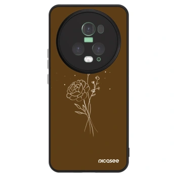 Hülle für Honor Magic5 Pro - Brown flowers