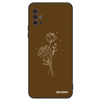 Hülle für Motorola Moto G30 - Brown flowers