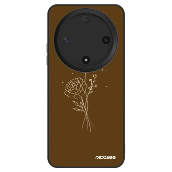 Hülle für Honor Magic6 Lite 5G - Brown flowers