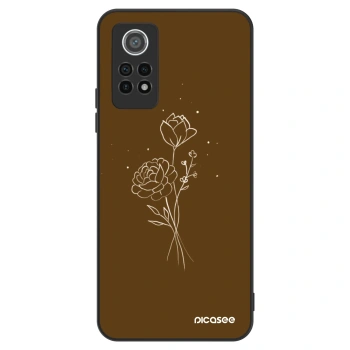 Hülle für Xiaomi Redmi Note 12 Pro 4G - Brown flowers