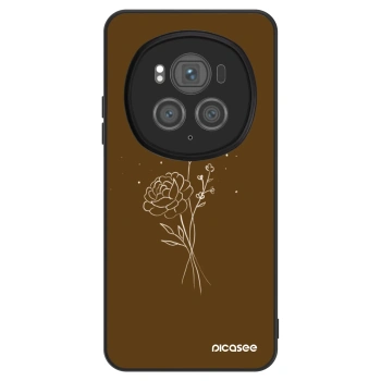 Hülle für Honor Magic6 Pro - Brown flowers