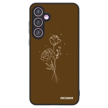 Picasee ULTIMATE CASE für Samsung Galaxy A35 5G A356B - Brown flowers