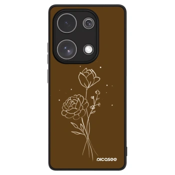 Picasee ULTIMATE CASE für Xiaomi Redmi Note 13 Pro 4G - Brown flowers