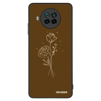 Hülle für Xiaomi Mi 10T Lite - Brown flowers