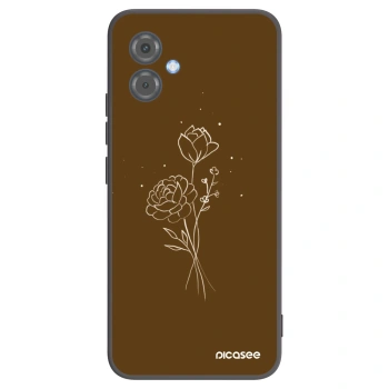 Hülle für Motorola Moto G14 - Brown flowers