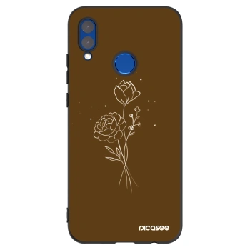 Hülle für Honor 10 Lite - Brown flowers