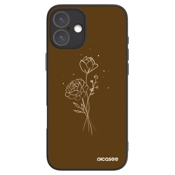 Picasee ULTIMATE CASE für Apple iPhone 16 Plus - Brown flowers
