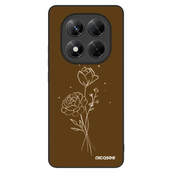 Picasee ULTIMATE CASE für Xiaomi Redmi Note 14 Pro 5G - Brown flowers
