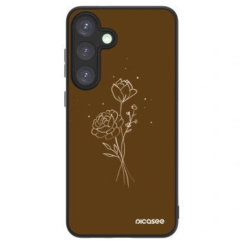 Picasee ULTIMATE CASE für Samsung Galaxy S25+ 5G - Brown flowers