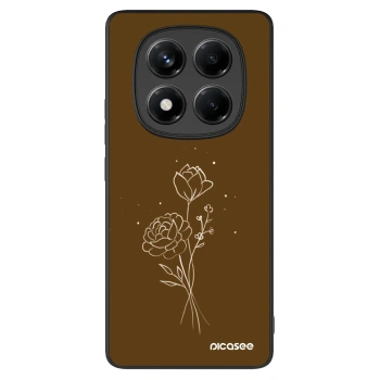 Picasee ULTIMATE CASE für Xiaomi Redmi Note 14 Pro 4G - Brown flowers
