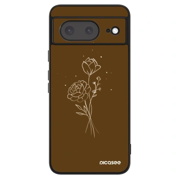 Hülle für Google Pixel 8a - Brown flowers