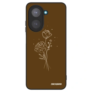 Hülle für Xiaomi Redmi A5 - Brown flowers