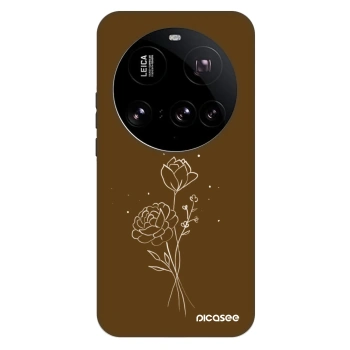 Hülle für Xiaomi 15 Ultra - Brown flowers