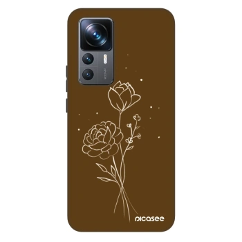 Hülle für Xiaomi 12T Pro - Brown flowers