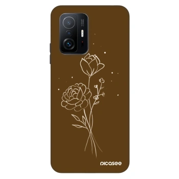 Hülle für Xiaomi 11T Pro - Brown flowers