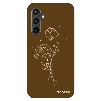 Hülle für Samsung Galaxy S23 FE S711B - Brown flowers