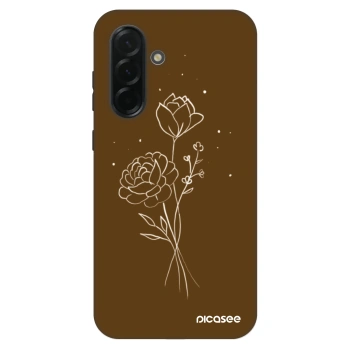 Hülle für Samsung Galaxy A36 5G - Brown flowers