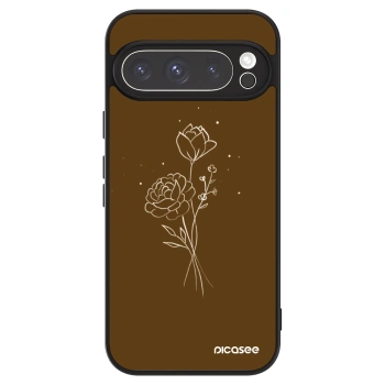 Hülle für Google Pixel 9 Pro XL - Brown flowers