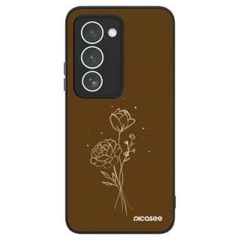 Hülle für Xiaomi Redmi 15 5G - Brown flowers