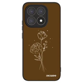 Hülle für Xiaomi 15T - Brown flowers