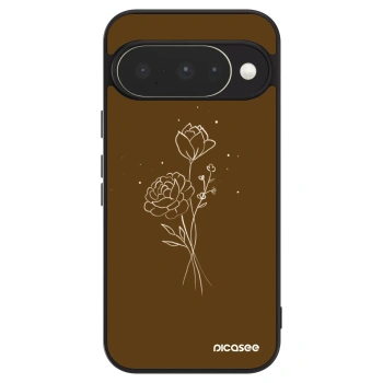 Hülle für Google Pixel 10 - Brown flowers