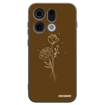 Hülle für OPPO Find X9 - Brown flowers