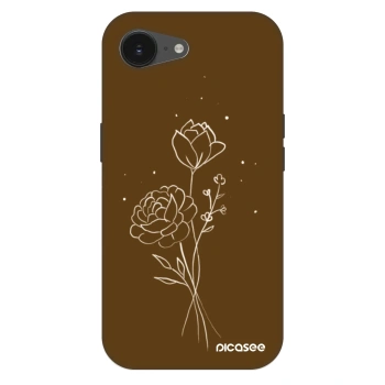 Hülle für Apple iPhone 17e - Brown flowers