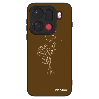 Hülle für OPPO Find X9 Pro - Brown flowers