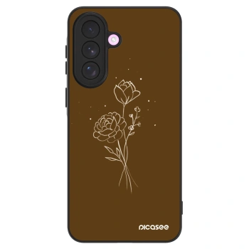Hülle für Samsung Galaxy A57 5G - Brown flowers