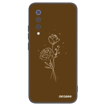 Hülle für Xiaomi Mi 9 SE - Brown flowers