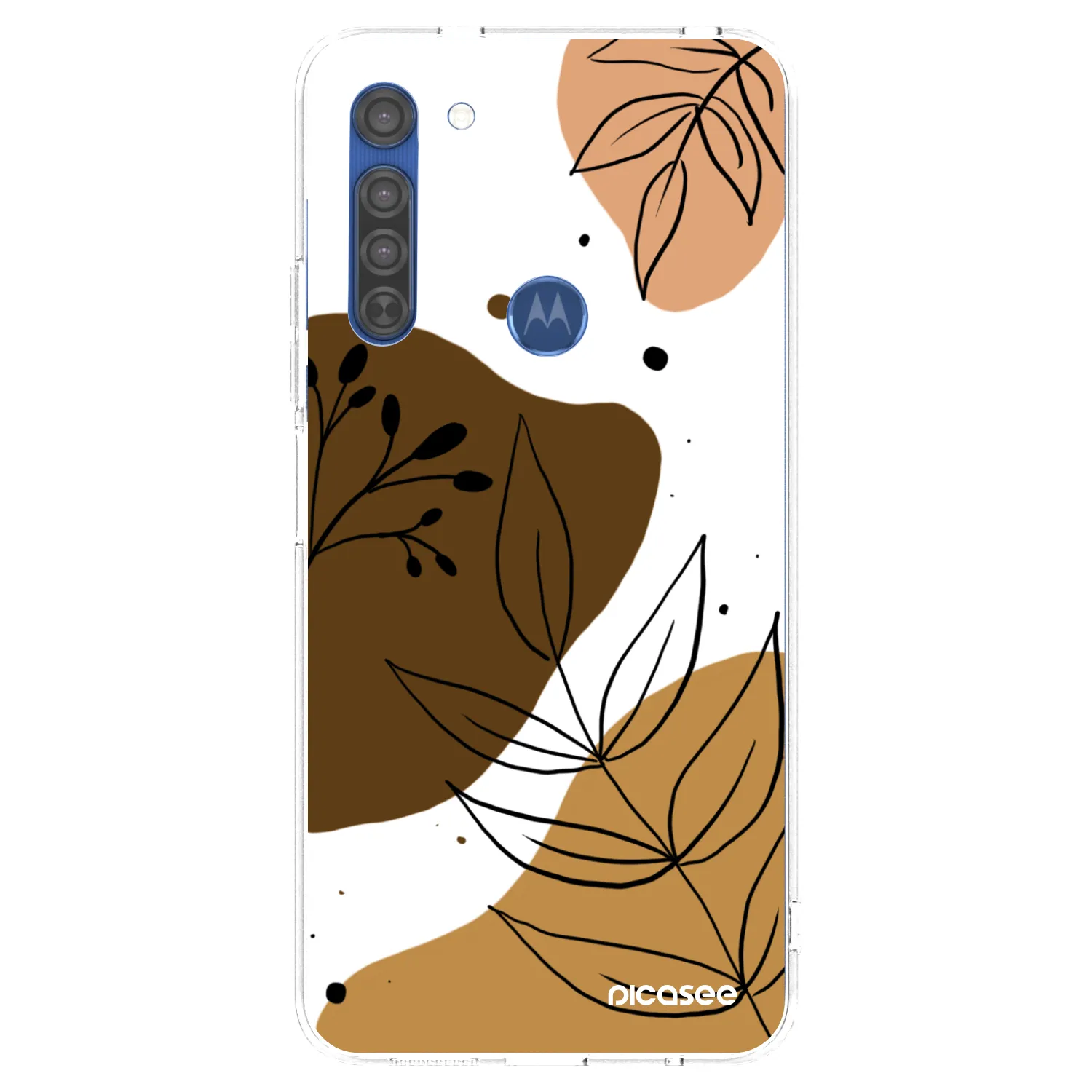 Picasee Motorola Moto G8 Hülle - Transparentes Silikon - Boho style