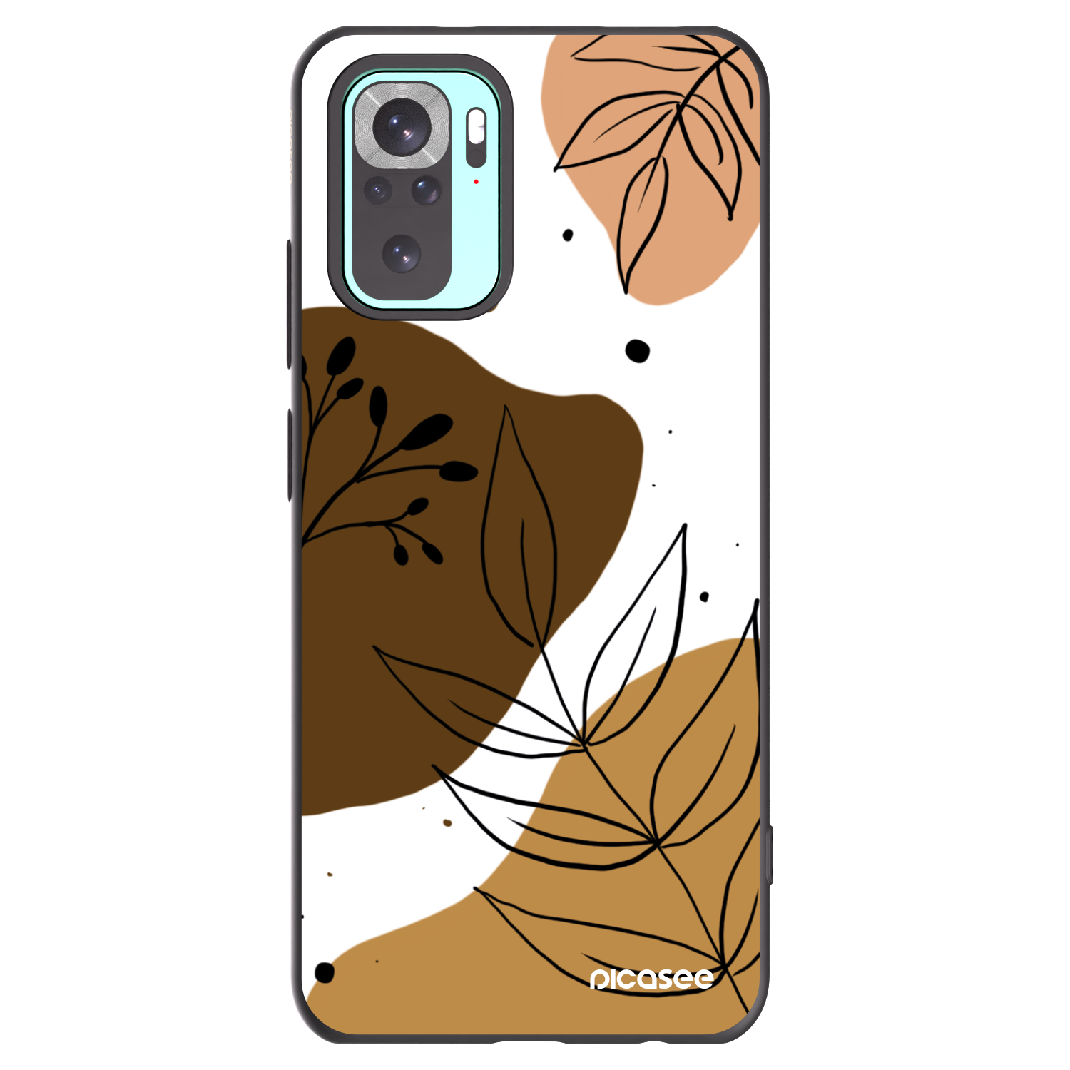 Picasee Xiaomi Redmi Note 10 Pro Hülle - Schwarzes Silikon - Boho style
