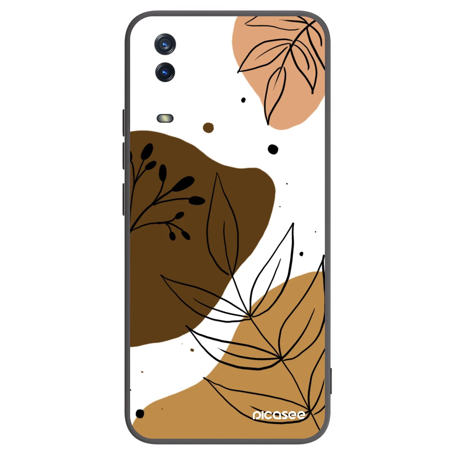 Picasee Vivo Y11s Hülle - Schwarzes Silikon - Boho style