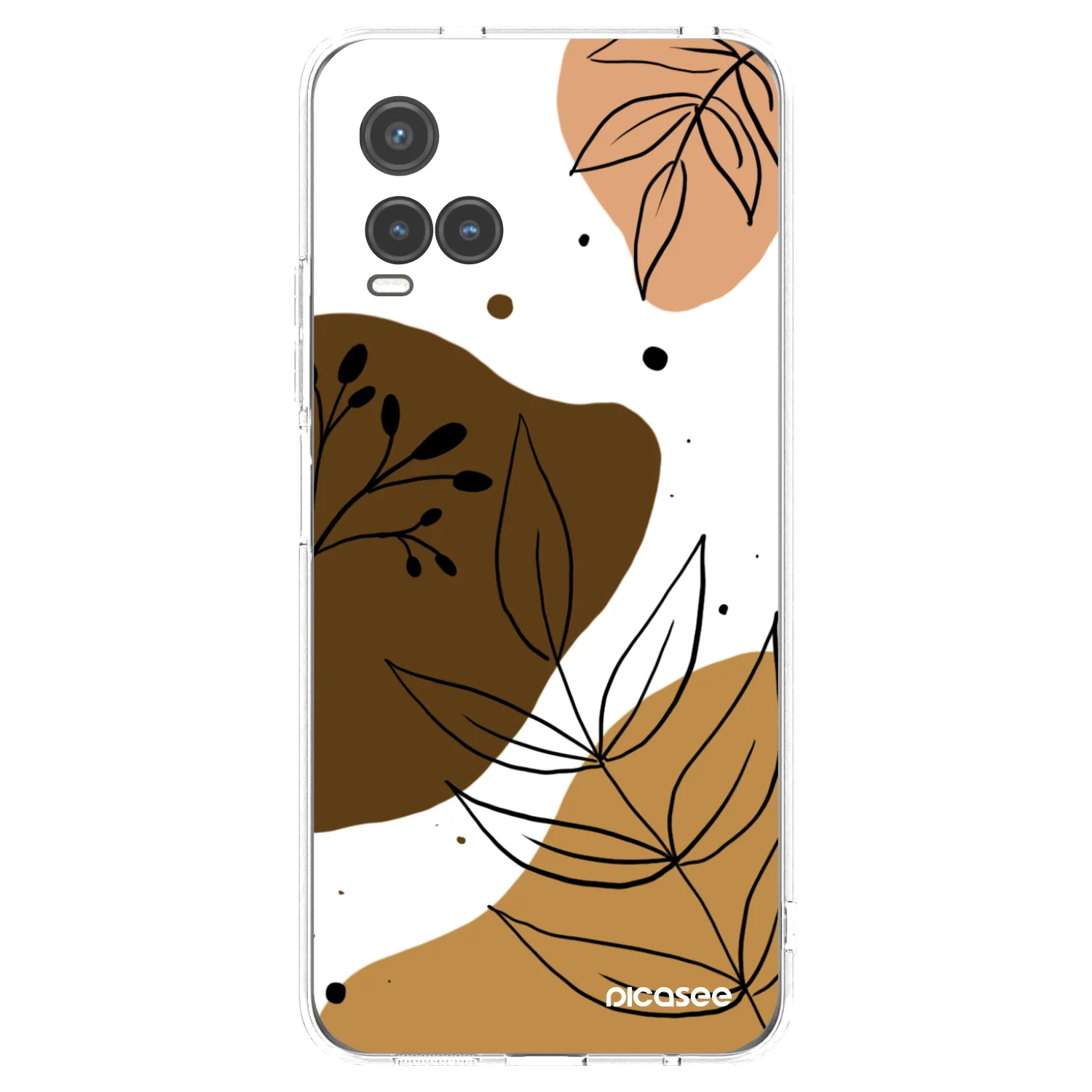 Picasee Vivo Y33s Hülle - Transparentes Silikon - Boho style