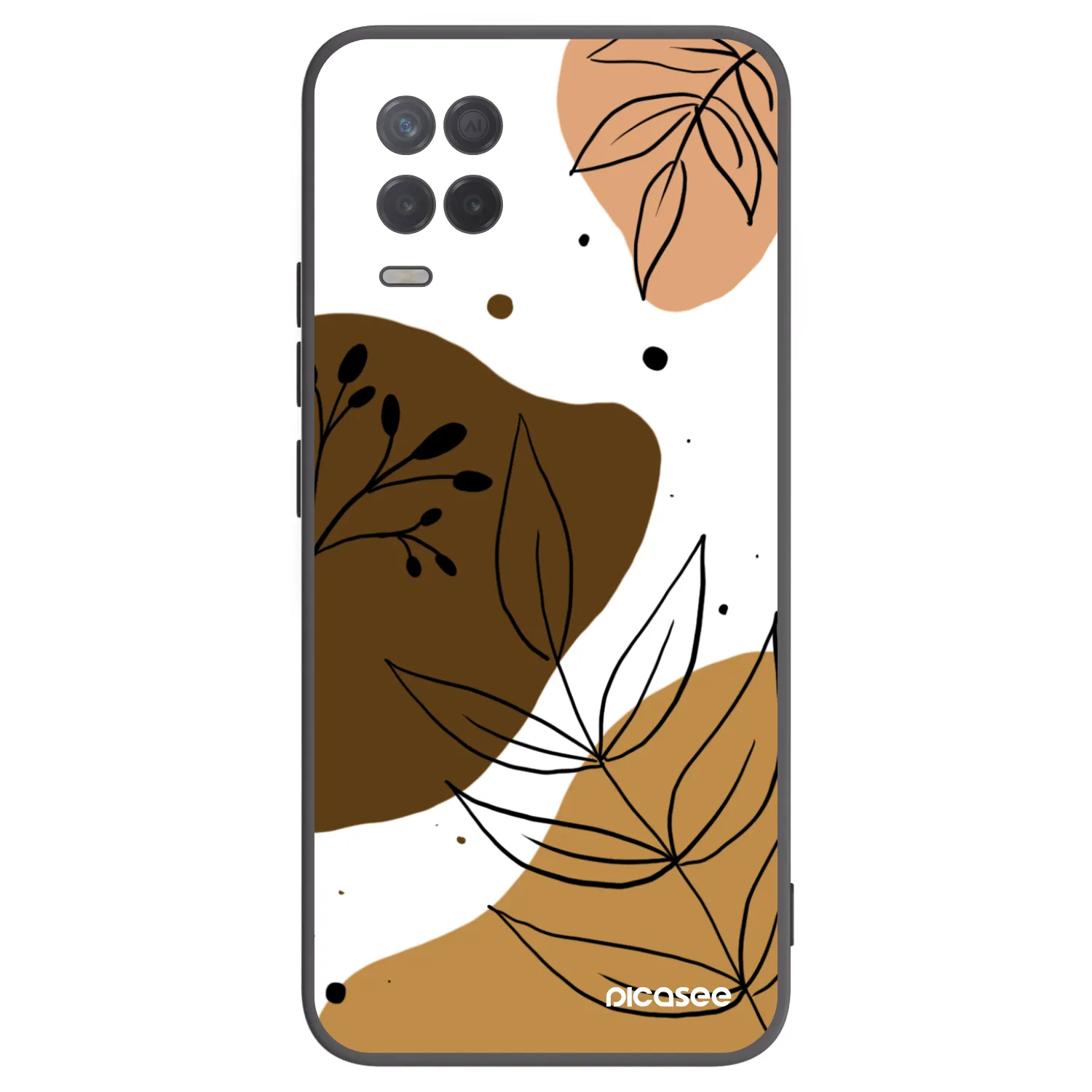 Picasee Realme 8 5G Hülle - Schwarzes Silikon - Boho style