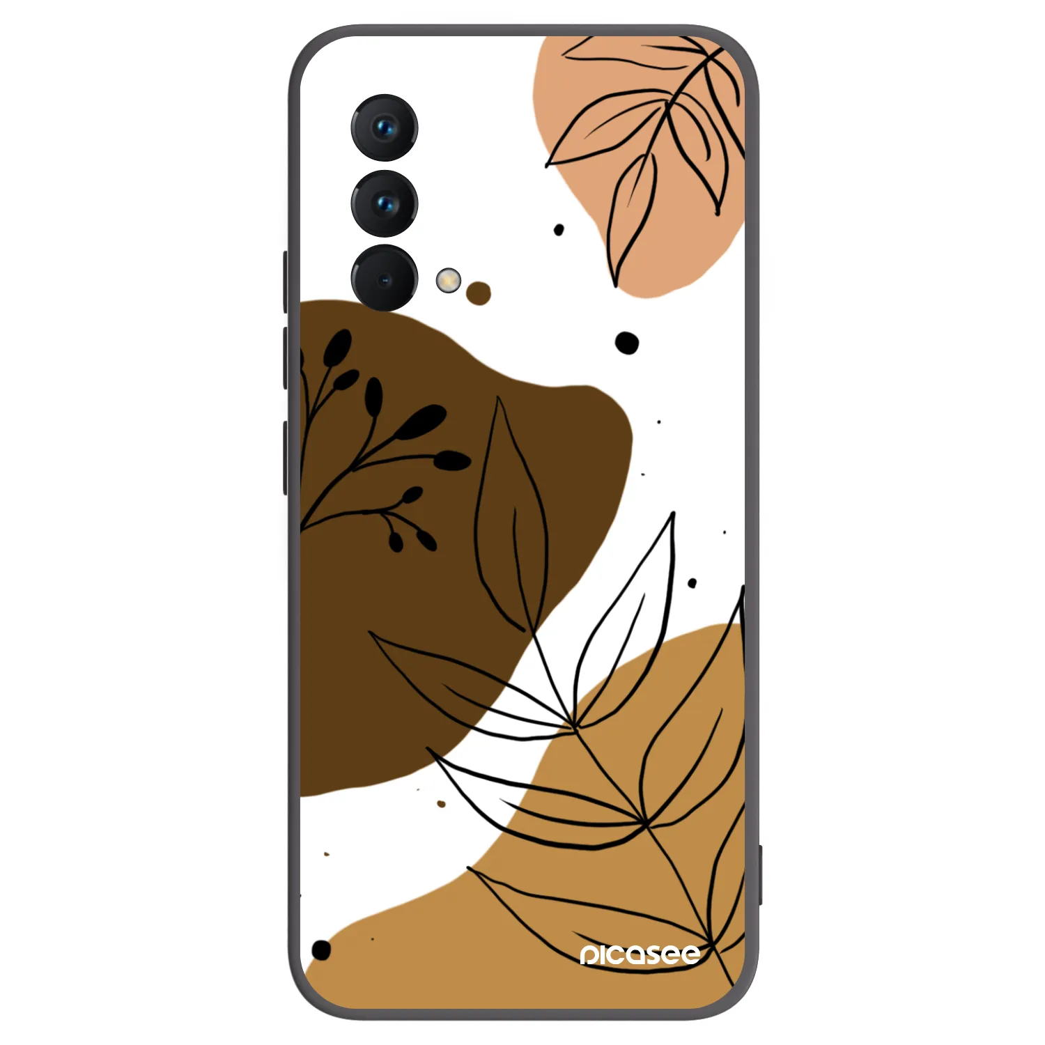 Picasee Realme GT Master Edition 5G Hülle - Schwarzes Silikon - Boho style