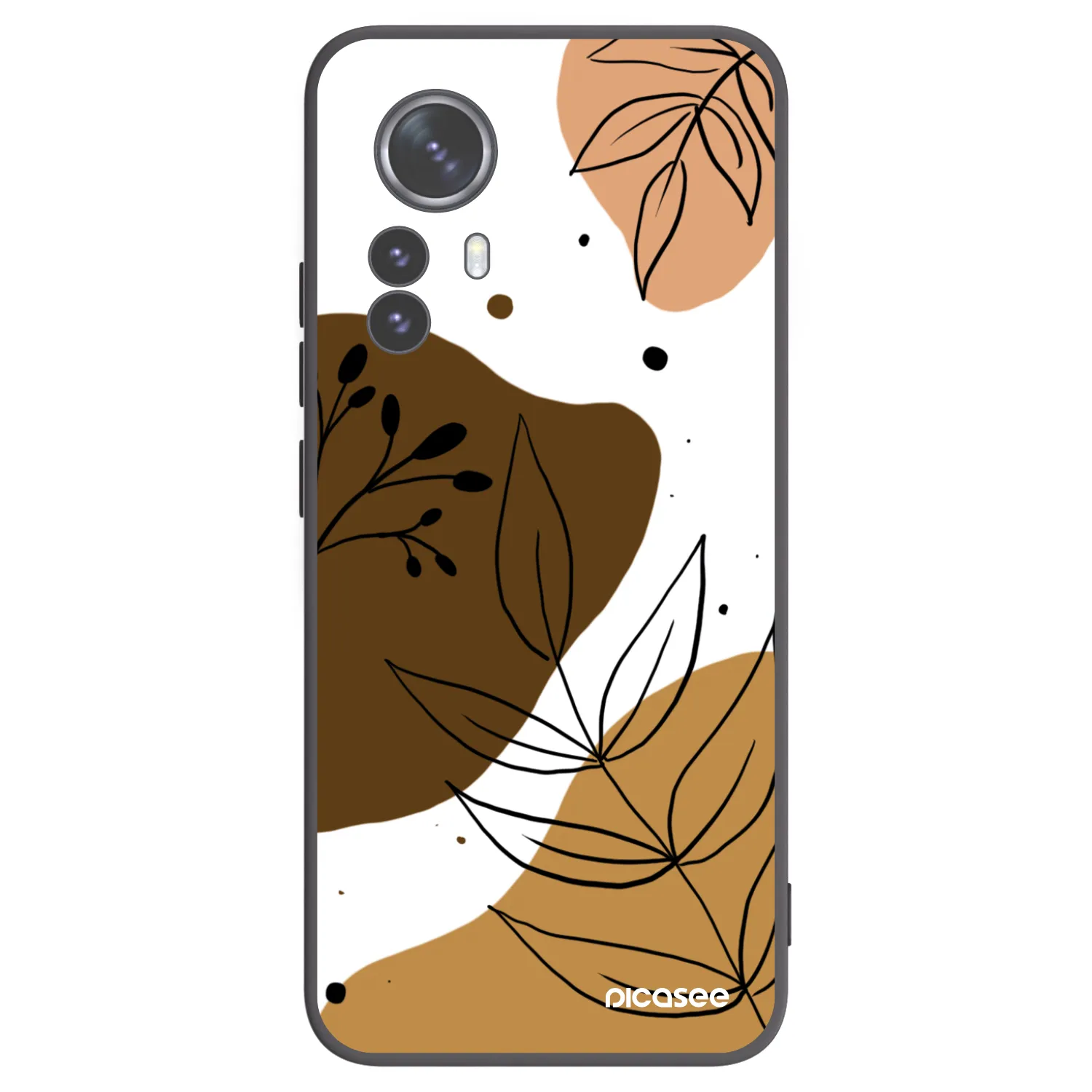 Picasee Xiaomi 12 Pro Hülle - Schwarzes Silikon - Boho style