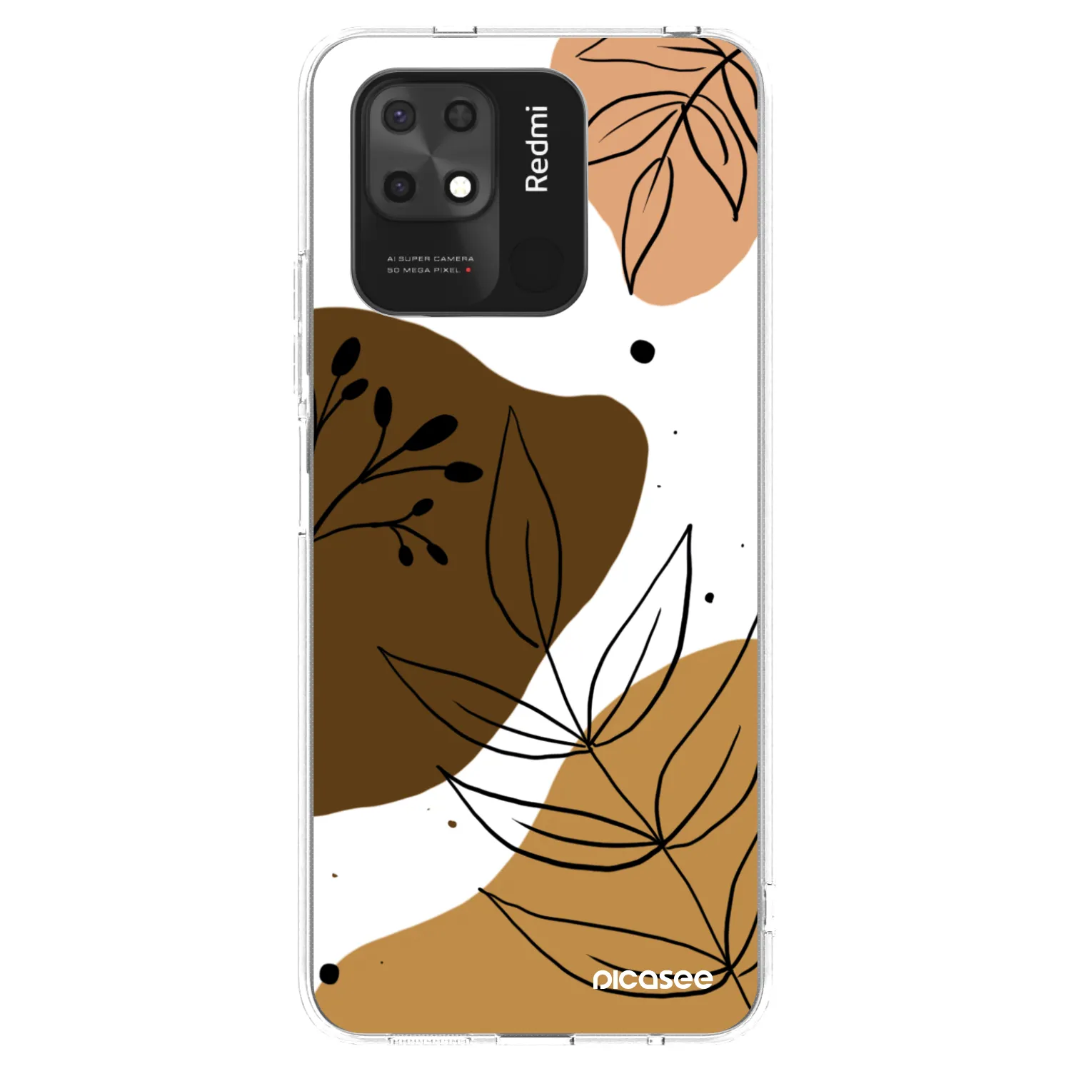 Picasee Xiaomi Redmi 10C Hülle - Transparentes Silikon - Boho style