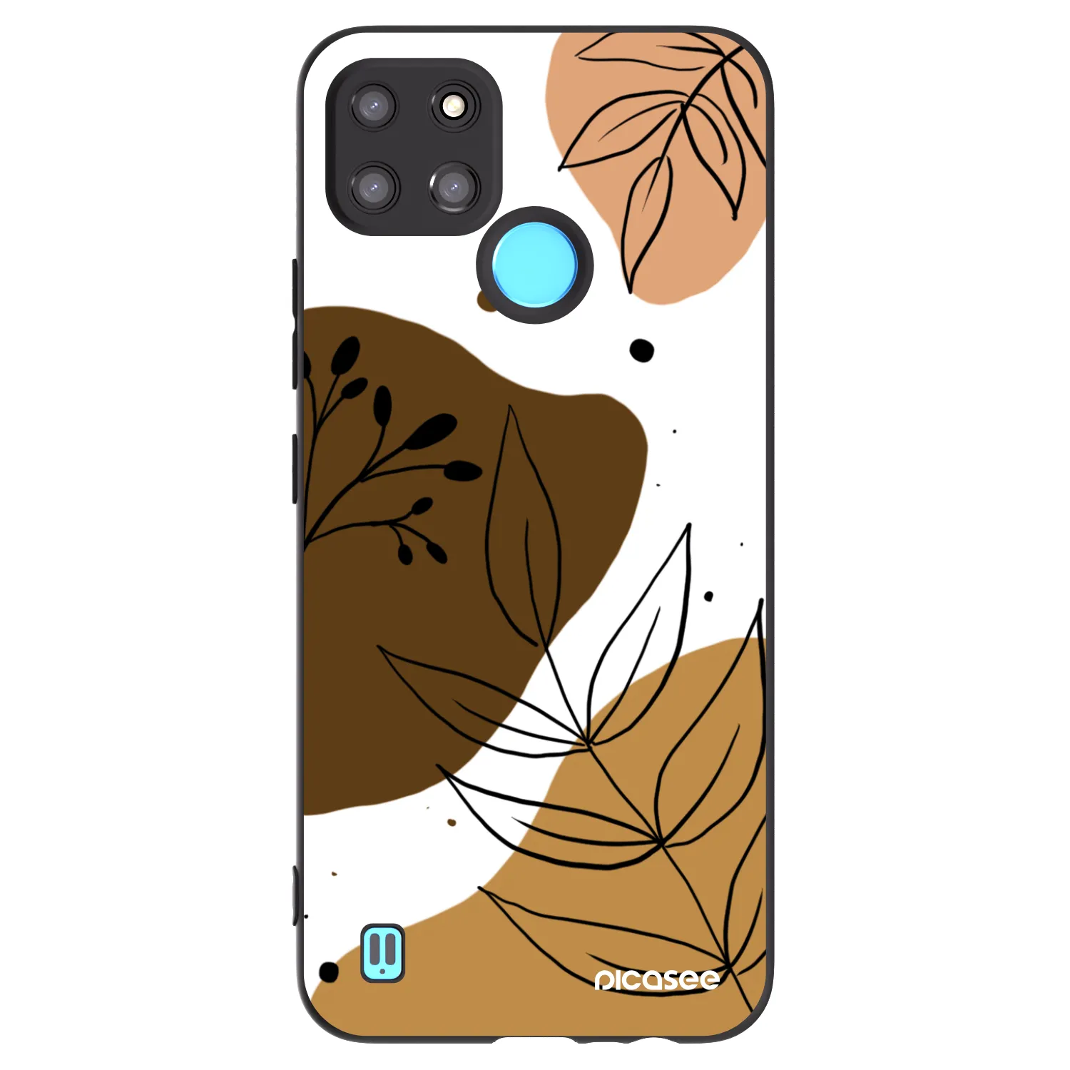 Picasee Realme C21Y Hülle - Schwarzes Silikon - Boho style