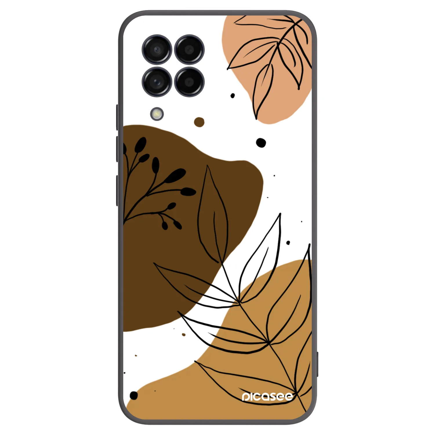 Picasee Samsung Galaxy M53 5G Hülle - Schwarzes Silikon - Boho style