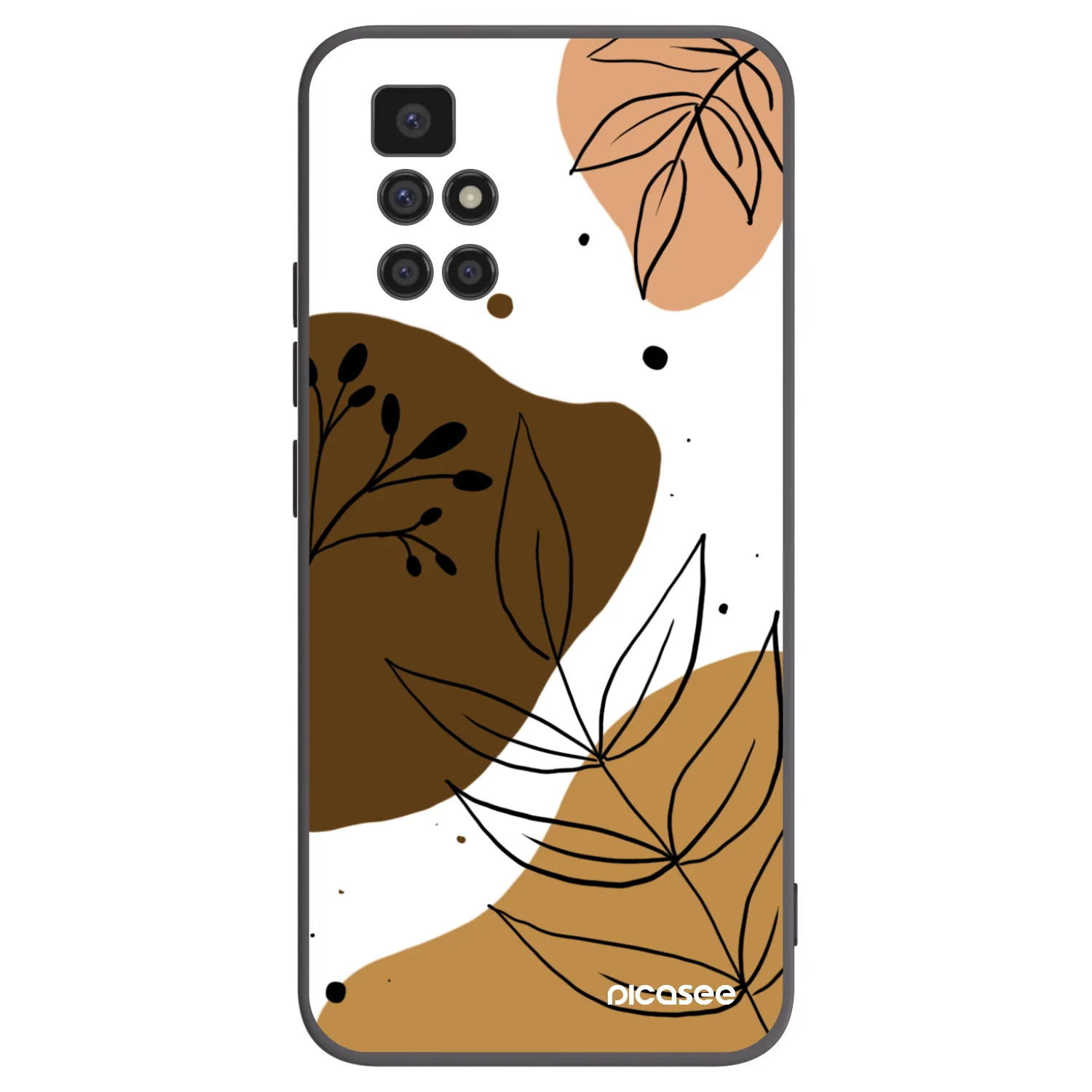 Picasee Xiaomi Redmi 10 (2022) Hülle - Schwarzes Silikon - Boho style