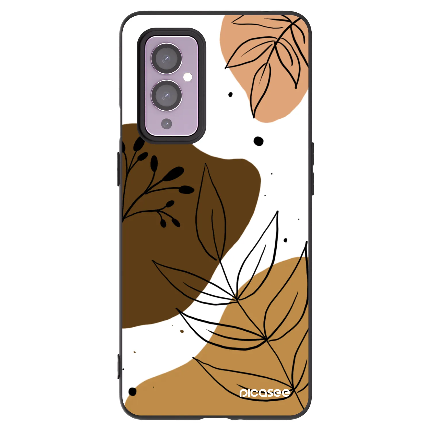 Picasee OnePlus 9 Hülle - Schwarzes Silikon - Boho style